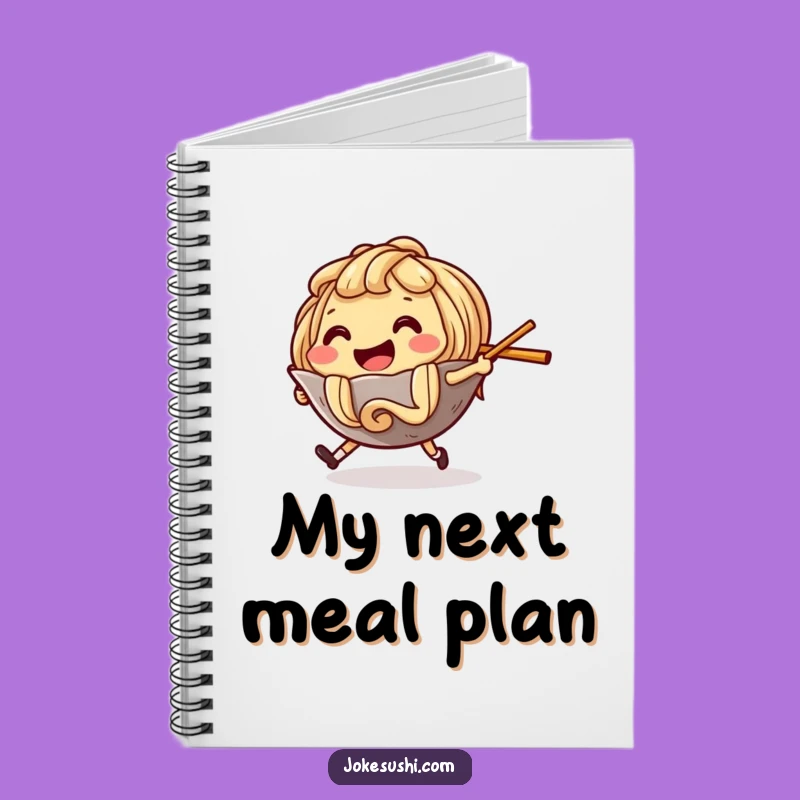 Funny Ramen Noodle Notebook: Jot Down Ideas with Playful Noodle Energy