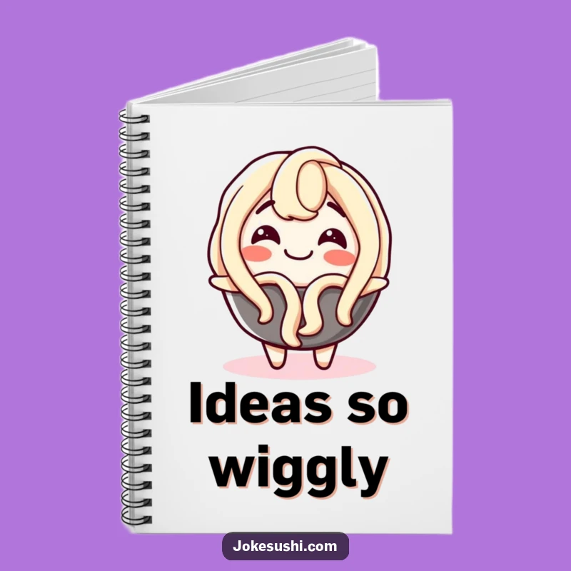 Funny Udon Noodle Wiggle Notebook: Jot Down Notes with Hilarious Flair