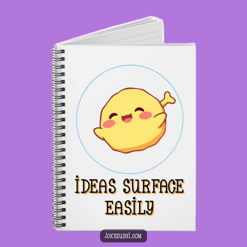 Funny Tempura Bubble Notebook: Jot Down Ideas with Joyful Floating Notes
