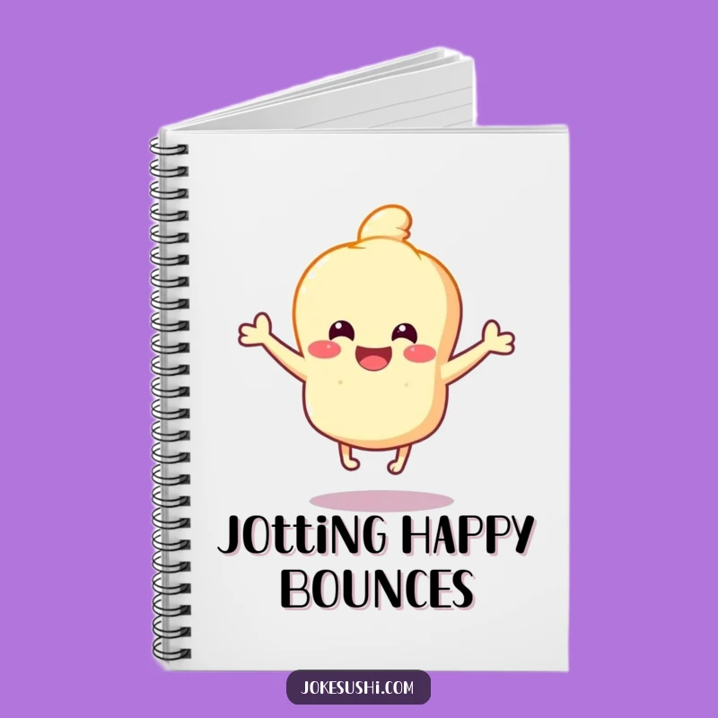 Funny Tempura Joy Notebook: Jot Down Happy Thoughts with a Bounce