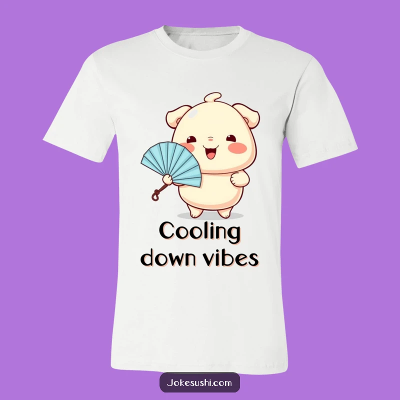 Funny Dumpling Fan T-Shirt: Cheerful Character, Cute Foodie Tee, Unique Gift