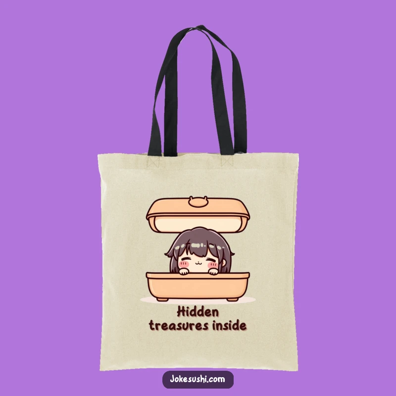 Funny Blushing Bento Tote Bag: Carry Your Cuteness and Essentials