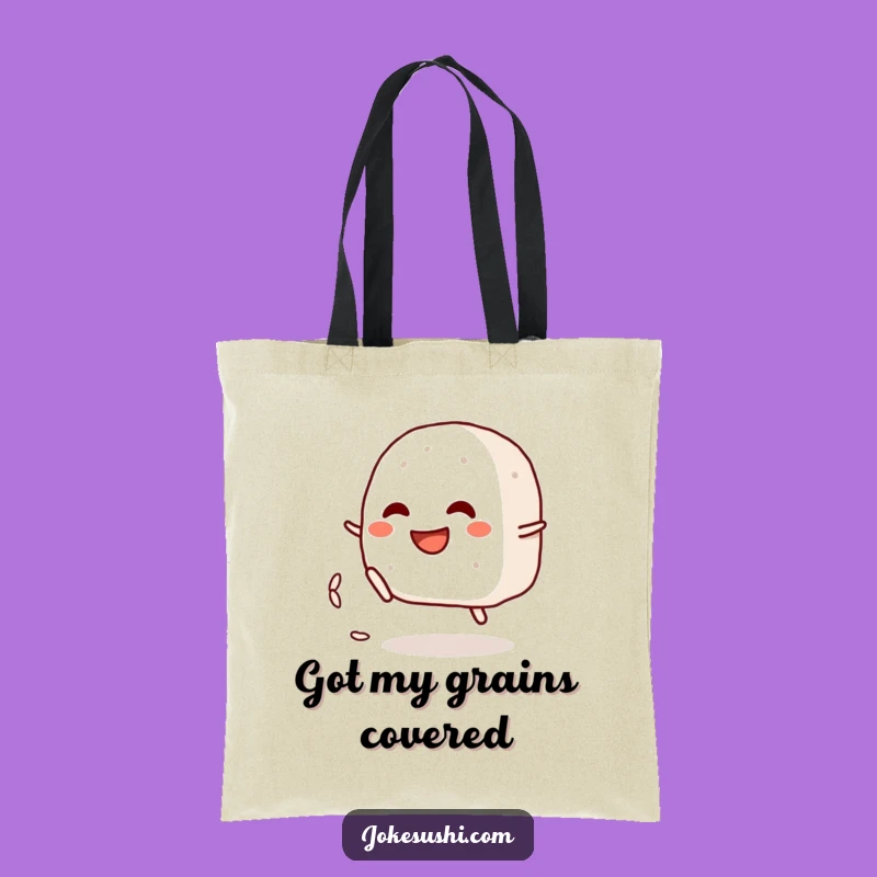 Funny Onigiri Tote Bag: Carry Your Essentials with Playful Rice Charm