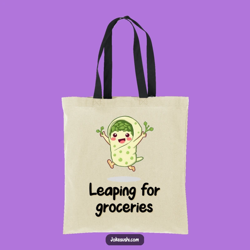 Funny Seaweed Wrap Leap Tote Bag: Carry Your Energy Everywhere!