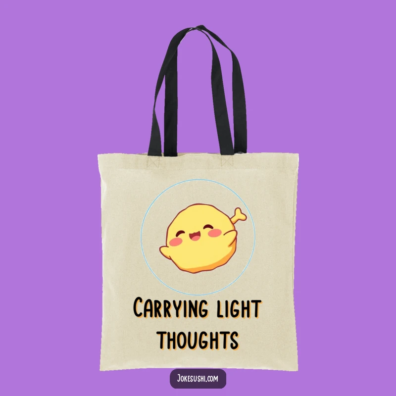 Funny Tempura Bubble Tote Bag: Carry Your Joy with Floating Charm