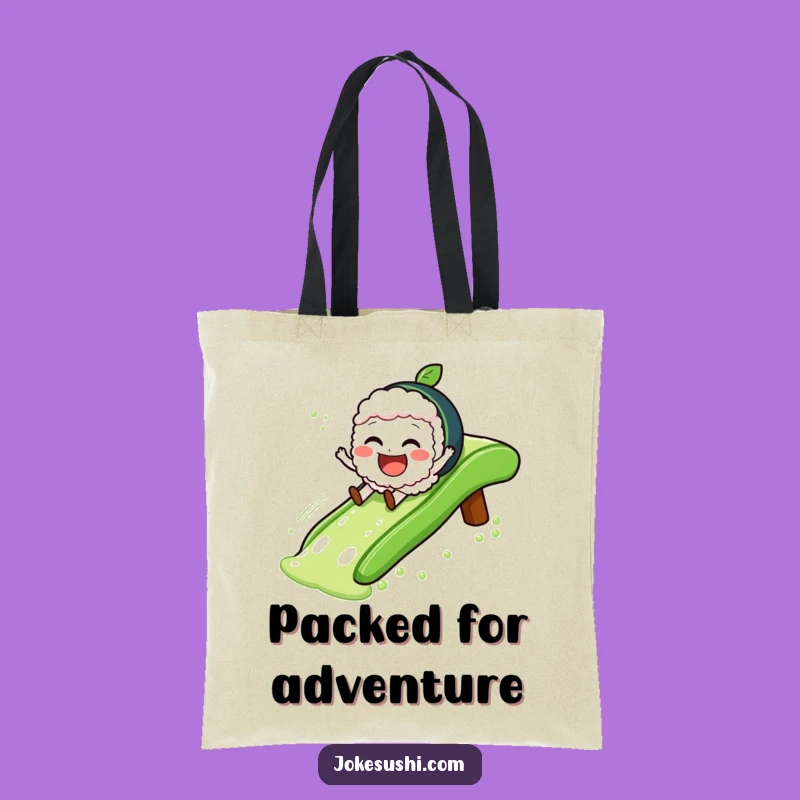 Funny Sushi Slide Tote Bag: Carry Your Fun with Glee-ful Sushi Style